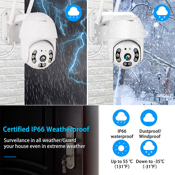 CAMERA EXTERIEURE IP WIFI 2MP | Casse les prix