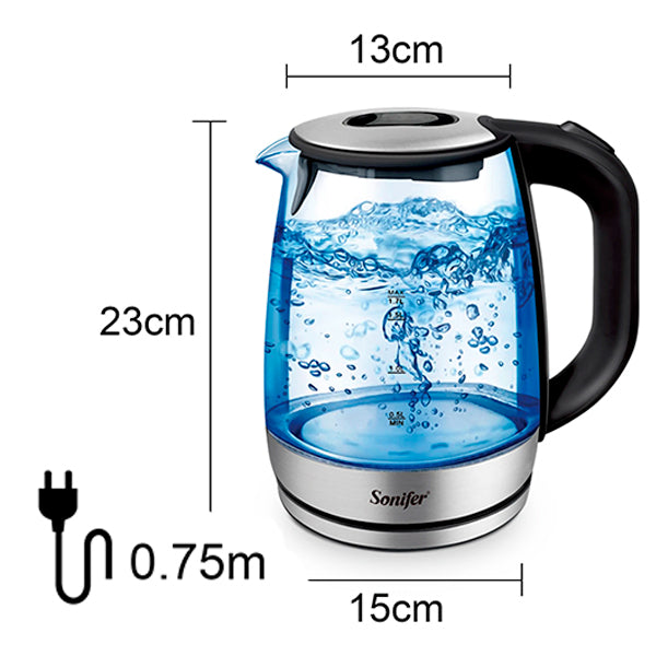 BOUILLOIRE ELEC TRANSP 1,8L SONIFER | Casse les prix