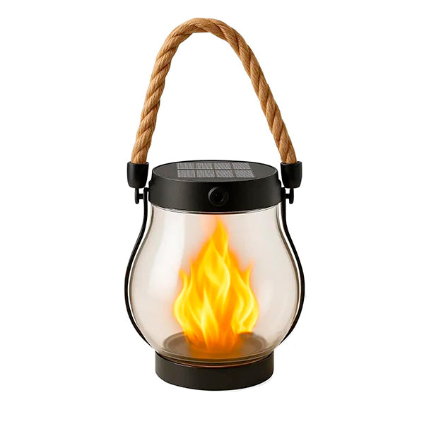 LANTERNE SOLAIRE FLAMME | Casse les prix