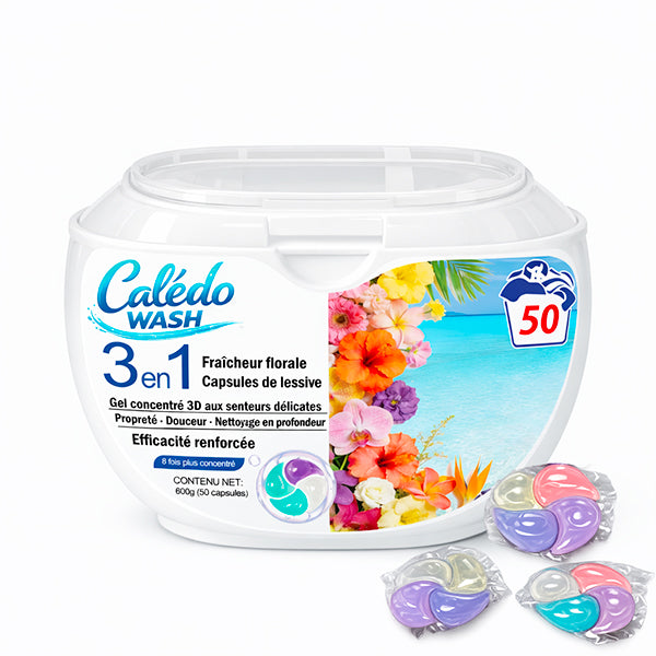 50 CAPSULES LESSIVE FLORALE | Casse les prix