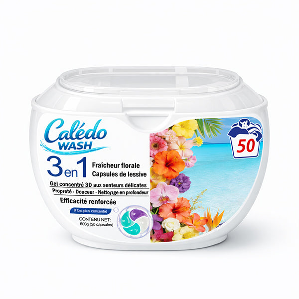 50 CAPSULES LESSIVE FLORALE | Casse les prix