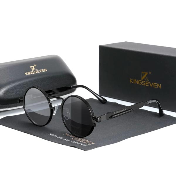 Lunettes de soleil rondes Kingseven Casse les prix