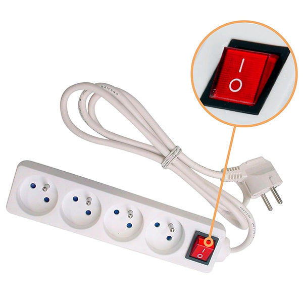 BLOC 4 PRISES + INTERRUPTEUR | Casse les prix