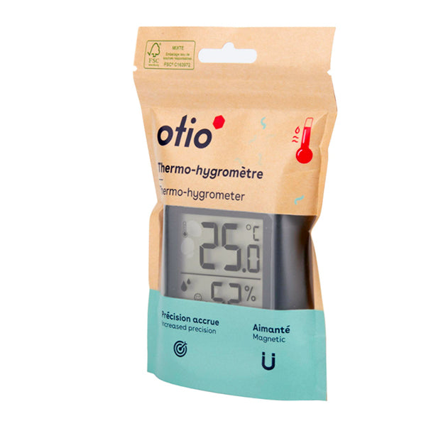 THERMO-HYGROMETRE MAGNETIQUE OTIO | Casse les prix