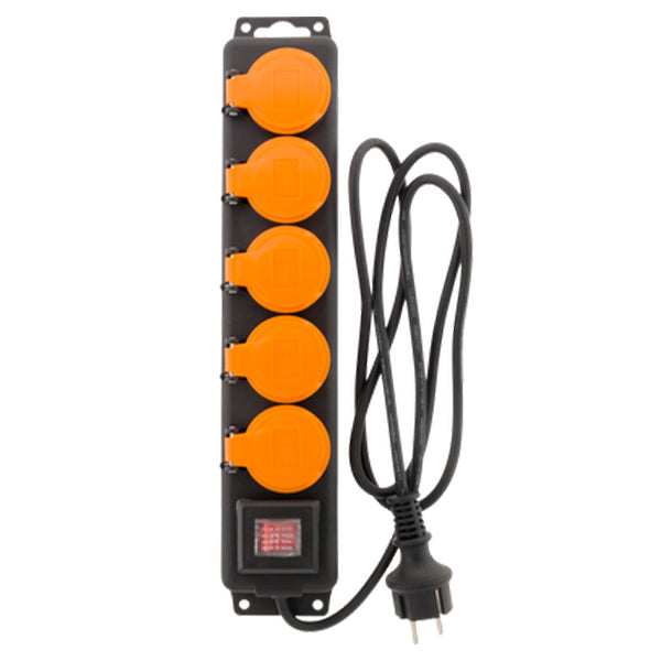 BLOC ETANCHE 5 PRISES + INTERRUPTEUR | Casse les prix