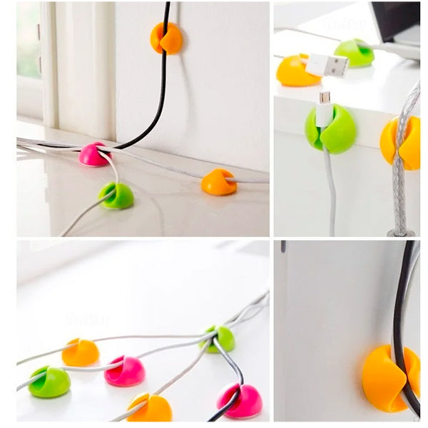 6 CLIPS CORDONS ET CABLES  | Casse les prix