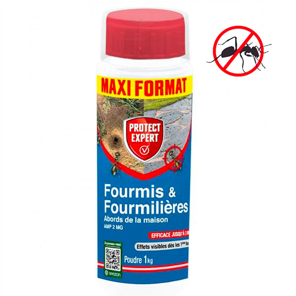 ANTI-FOURMIS ET FOURMILIERES POUDRE 1KG | Casse les prix