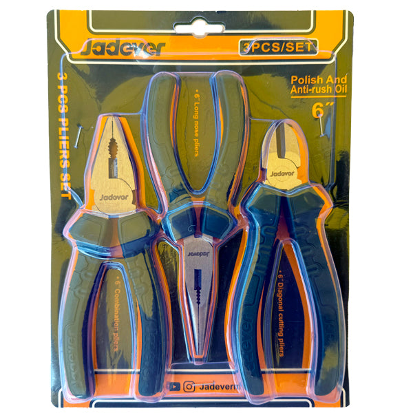 JEU DE 3 PINCES JADEVER | Casse les prix