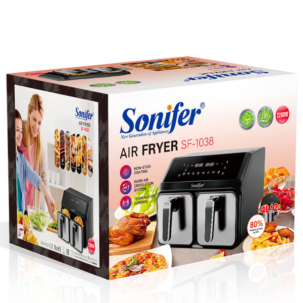 AIR FRYER DOUBLE BAC SONIFER | Casse les prix