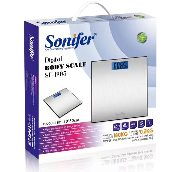 PESE-PERSONNE MAX.180 KG SONIFER | Casse les prix