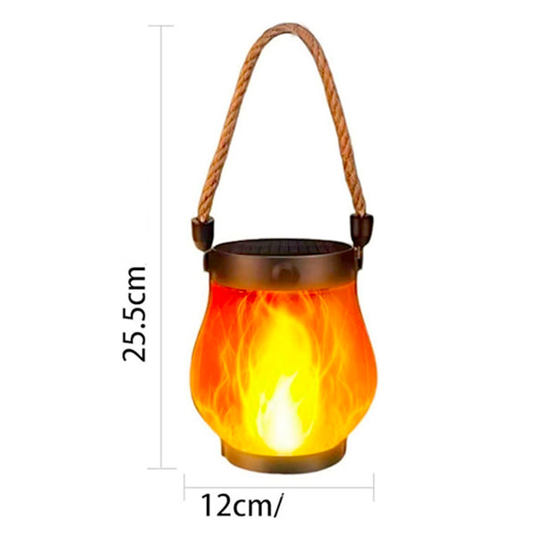 LANTERNE SOLAIRE FLAMME  | Casse les prix