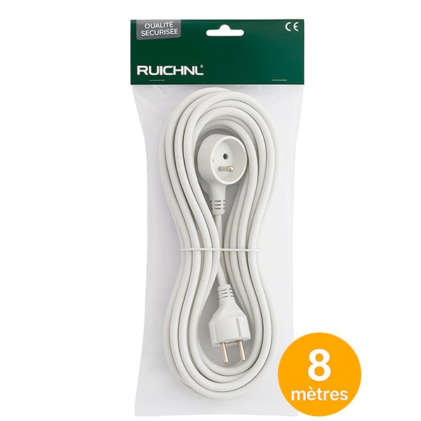 RALLONGE 8M PRISE RONDE | Casse les prix