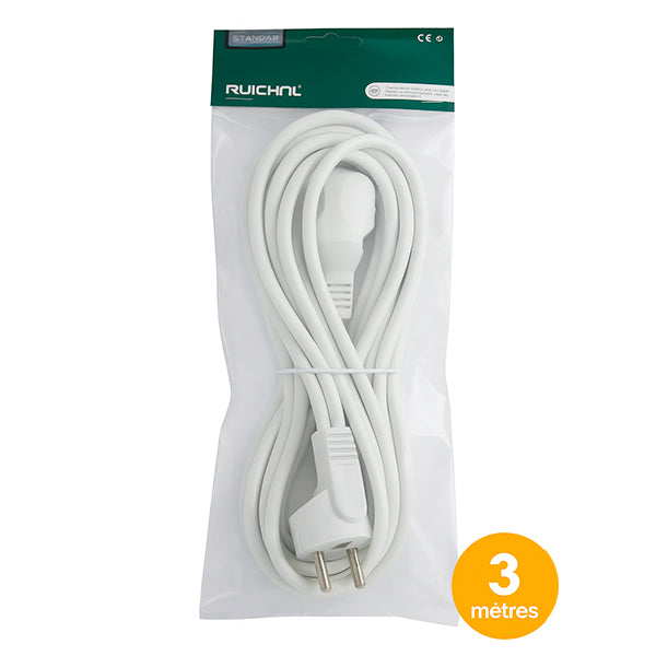 RALLONGE 3M PRISE RONDE | Casse les prix
