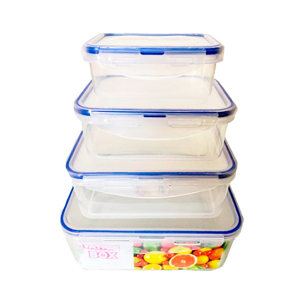 BOITE PLASTIQUE x 4 | Casse les prix