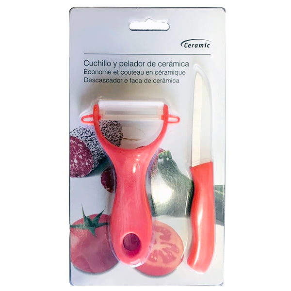 EPLUCHEUR CERAMIQUE + COUTEAU OFFICE  | Casse les prix