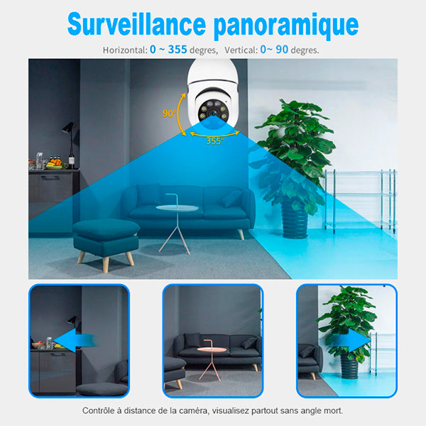 Caméra de surveillance 360 E27 | Casse les prix