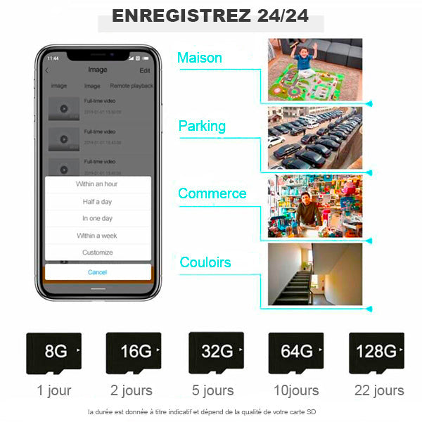 Caméra de surveillance 360 E27 | Casse les prix