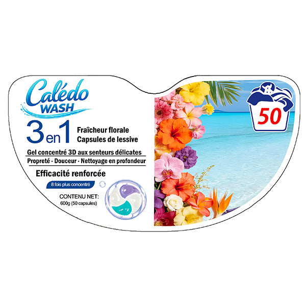 50 CAPSULES LESSIVE FLORALE | Casse les prix