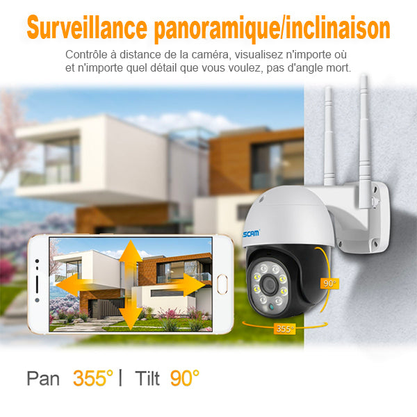 Caméra de surveillance Escam PT 207 | Casse les prix